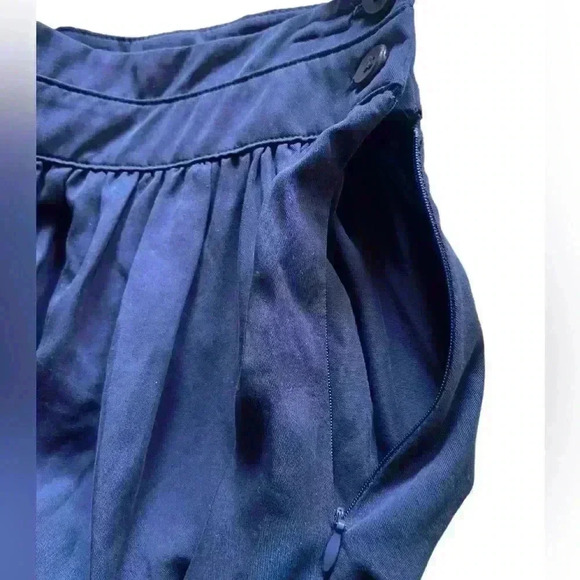 Amadi Flared Navy Blue Skirt Size Medium - Picture 2 of 9